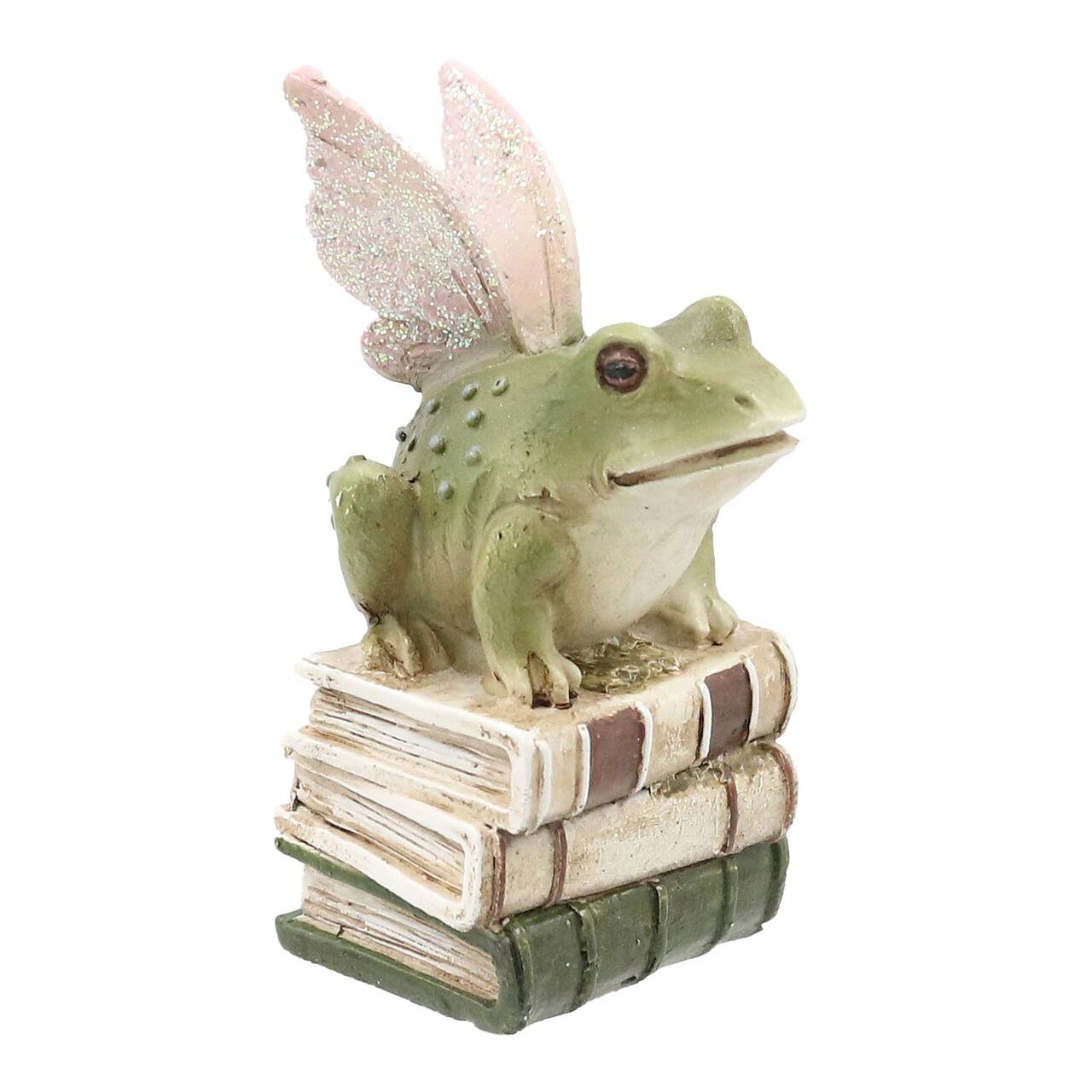 Mini Fairy Frog on Books Decoration by Ashland®